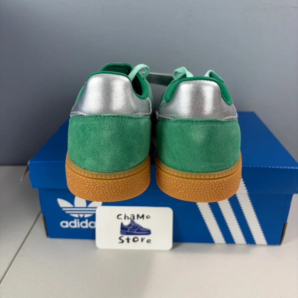 Adidas Handball Spezial Sneaker Shoes Court Green Mint Gum JS2908 Women's Sz - Picture 4 of 10